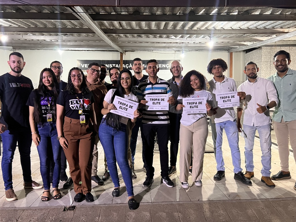 Time Infotec na ativação Tropa de Elite