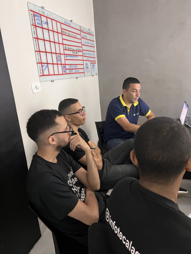 Reunião estratégica do time Infotec