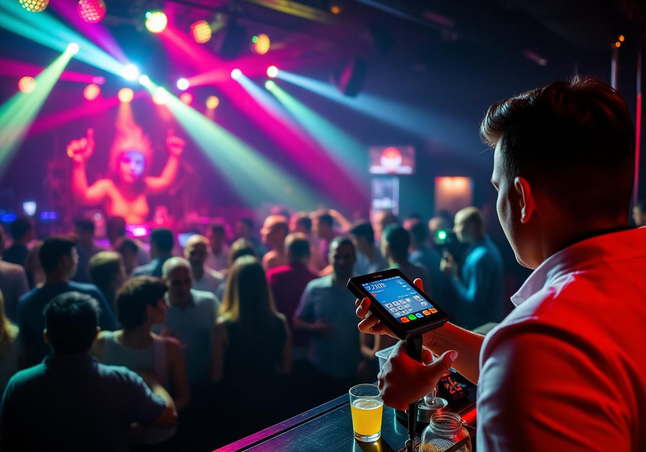 Operação em evento e casa de show com Girafood — funciona mesmo com internet ruim